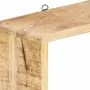 vidaXL Кубични рафтове за стена, 3 части, мангово дърво масив, снимка 2