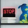Светеща табела STOP, 18х3х12см, с 3 AA батерии, снимка 3