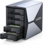 UGREEN RAID Кутия за твърд диск 5 Bay Raid Enclosure Докинг станция за 3,5 / 2,5 инча HDD SSD Кутия 