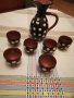 Сервиз за ракия-керамика, 6 чашки и каничка, снимка 2