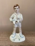 Винтидж порцеланова статуетка „Момче със самолет“, СССР, снимка 1