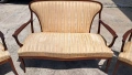 Ретро канапе и две кресла махагон, снимка 4