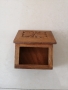 Дървена кутия 10 х 7 h 6.5 cm. , снимка 3