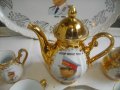 Позлатен Порцеланов Антикварен Колекционерски Сервиз За Кафе На Бавария-Йосип Броз Тито-Лукс, снимка 5