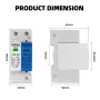 AC SPD 1P+NPE 275V 40kA T1+T2 защита от пренапрежение, снимка 5