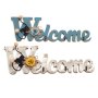 Декоративна закачалка с форма надпис Welcome