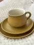 Чаша за кафе с подложни чинийки Denby England, снимка 3
