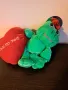 Плюшена играчка жаба със сърце - Луд съм по теб , снимка 3