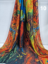 Дамски красив сатенен шал, снимка 10