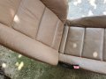 Предна лява шофьорска седалка за бмв е36 естествена кожа  с подгрев bmw e36 driver seat beige p8sn, снимка 8
