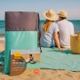 XXL одеяло за плаж и пикник с включени колчета за забиване - 240x220 см, снимка 4