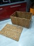 Плетен сандък( панер) 50/37/29см, снимка 4