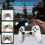 Нов Безжичен контролер за PS4/PC – вибрация, тъчпад, жак за слушалки, снимка 5