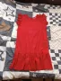 Червена рокля с интересен гръб, снимка 4