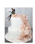 Дама момиче лейди пусната коса черен акрил топер украса декор за торта рожден ден моминско парти, снимка 1 - Други - 41531467