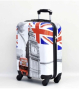 WeTravel пътнически куфар за ръчен багаж с 4ри колела 360°55/40/20, снимка 1