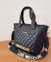 Голяма Черна чанта/реплика  Moschino DP357, снимка 3
