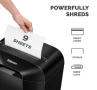 Шредер Fellowes Powershred LX50, унищожител на документи, карти, до 9 листа, 17 L, защита DIN P-4, снимка 7