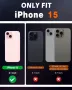 Калъф SHIELDON за: iPhone 15 Plus 5G 6.7"-черен; iPhone 15 6.1"-червен, снимка 3