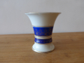 Немска малка порцеланова ваза кобалт БАВАРИЯ 1950 г, снимка 2