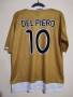 Del Piero 10 Juventus Vintage Retro Men's Tee Shirt Jersey., снимка 3