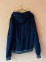 Тъмно синьо шушляково яке с качулка и джобове L размер с вътрешна памучна част 💙, снимка 2