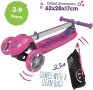 Нов Сгъваем детски скутер с 3 колела Trunki Тротинетка за деца подарък Коледа, снимка 3