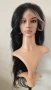 Черна чуплива естествена бразилска перука 70-75 см с дантелена зона 13x6, снимка 6