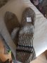 Ръчно плетени мъжки чорапи размер 38 от вълна