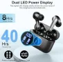 Нови Безжични Bluetooth 5.3 слушалки, 48 часа, шумопотискане, IP7 водоустойчиви, снимка 3