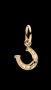 Сребърен висящ елемент Пандора,подкова "За късмет",Gold/нов, снимка 1 - Колиета, медальони, синджири - 42261624