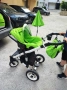 Бебешка количка Adbor Zarra 3in1 зелена, снимка 3