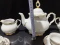Стар български порцелан чаши за кафе чайник захарница латиера , снимка 11