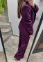 Лилав дамски костюм, снимка 2