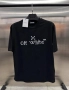 Черна тениска Off White код IM89u, снимка 2