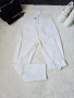 Дамски бял панталон с накъсан ефект , снимка 8
