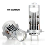 LED диодни крушки за фарове с Лупа - H7 CANBUS, 12V, 40W, 12 400LM, снимка 1