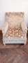 Тапицирано дървено кресло , снимка 1
