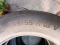 235/55/R18 100V Continental 4броя летни, снимка 1