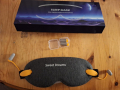 Нова 3D Черна Очна Маска за Сън с Тапи за Уши - Перфектно Прилягане, снимка 9