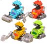 Подвижен робот играчка с дизайн на строителна машина, снимка 6