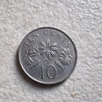 Монети. Сингапур. 1, 10 , 20, 50  цента  и 1 долар., снимка 9 - Нумизматика и бонистика - 39508996