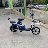 Електрически Скутер-Велосипед EBZ16 500W - BLUE (с преносима батерия), снимка 6 - Мотоциклети и мототехника - 34459570