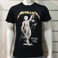 Нова мъжка тениска с дигитален печат на музикалната група METALLICA and justice for all, снимка 6 - Тениски - 36177984