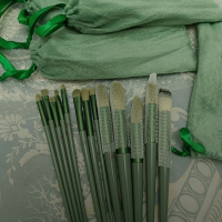 Комплекти с четки за нанасяне на грим от 13 части
Цвят: зелен;
Материал:ABS., снимка 1 - Други стоки за дома - 44766009