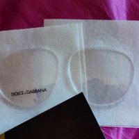Оригинални Dolce & Gabbana прозрачни стъкла за рамка за очила, снимка 2 - Слънчеви и диоптрични очила - 34165715