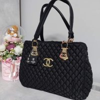  Луксозна Черна чанта код Р61, снимка 4 - Чанти - 35654239