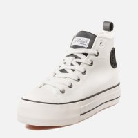 Кецове на платформа Lee Cooper White G-702-26, снимка 3 - Кецове - 42251737