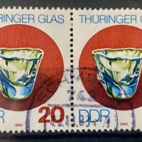 1833. Германия ( DDR ) 1983 = “ Изкуство. Стъклени изделия от Тюрингия “ , снимка 1 - Филателия - 42669827