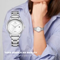 Дамски часовник NAVIFORCE Clarity SIlver/White 5008 SW. , снимка 14 - Дамски - 34744778